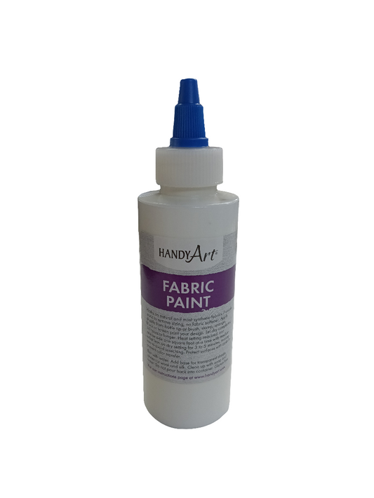 FABRIC PAINT 4OZ WHITE