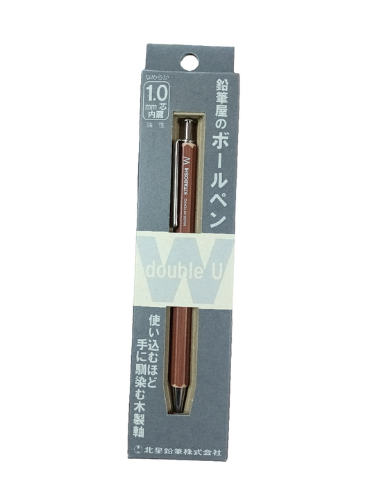 WOODEN BARREL BALLPOINT PEN NATURAL