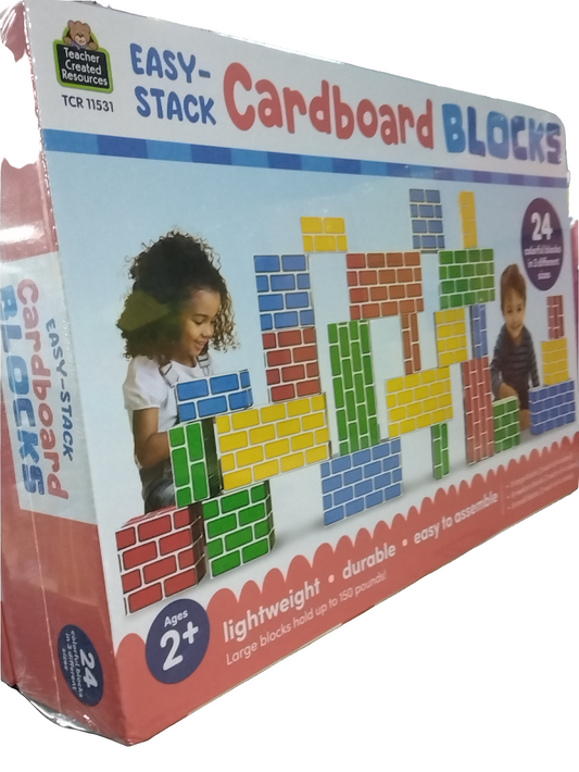 EASY-STACK CARDBOARD BLOCKS (24-PIECE SET)