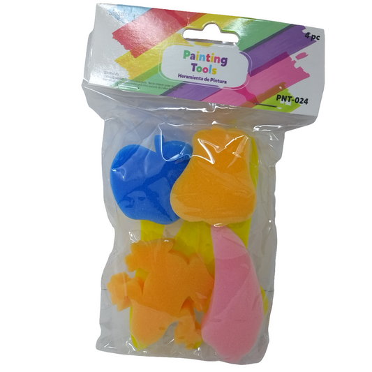 SPONGE PAINT STAMP 4PCS