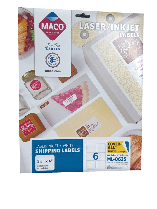 Mac Laser/Inkjet Labels