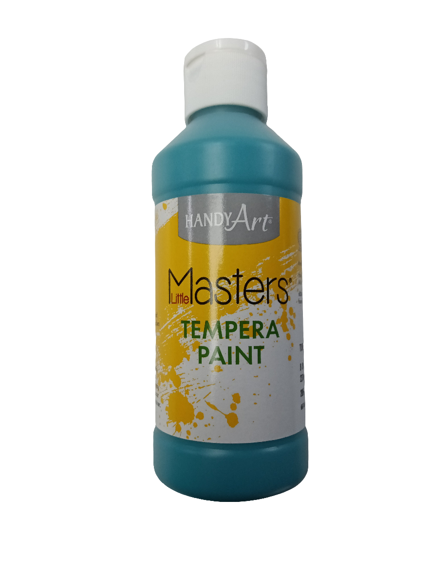 TEMPERA PAINT TURQUOISE 8 OZ