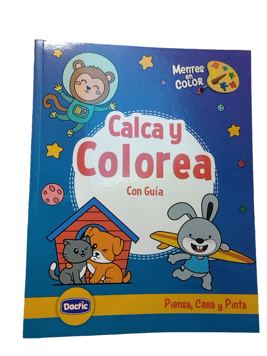 LIBRO PARA CALCAR Y COLOREAR 48 PAG