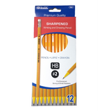 PRE-SHARPENED #2 PREMIUM YELLOW PENCILS PQT. 12