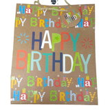 LARGE HAPPY BIRTHDAY BAG KRFAT-GLITTER 4ASSORT