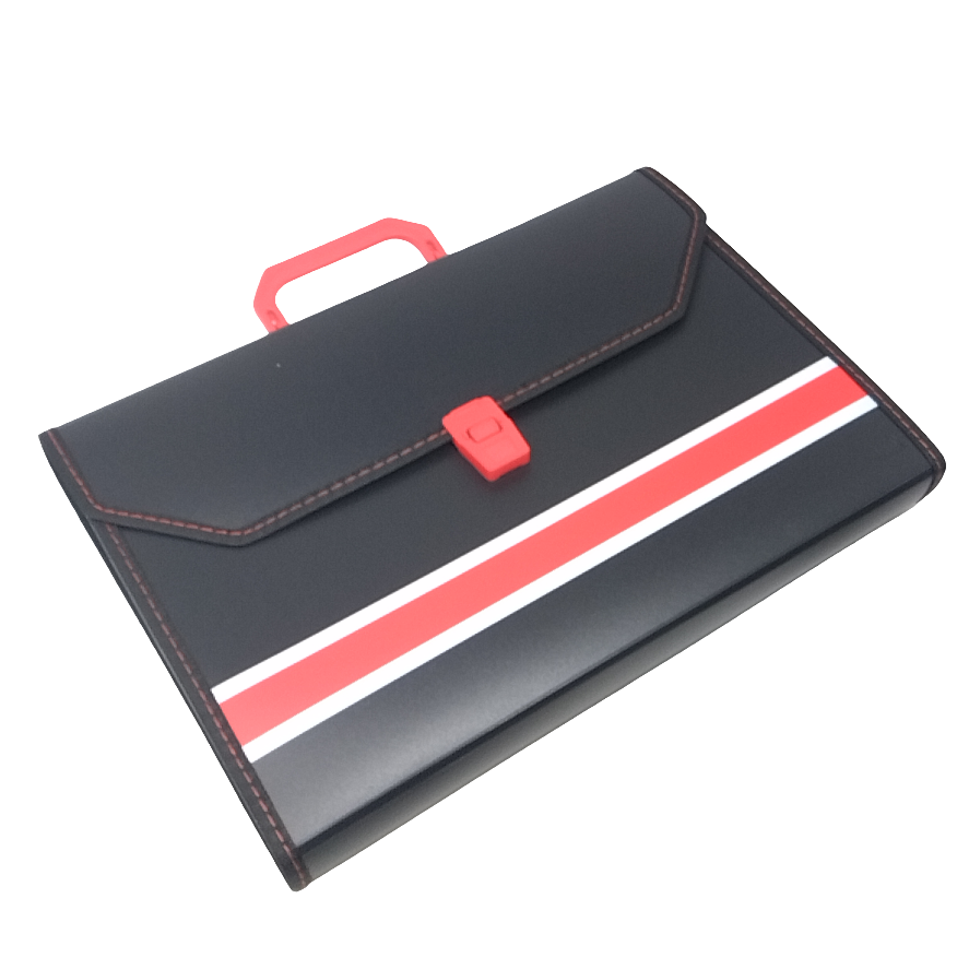 EXPANDING FILE PLASTIC LEGAL W/HANDLE 12-POCKET