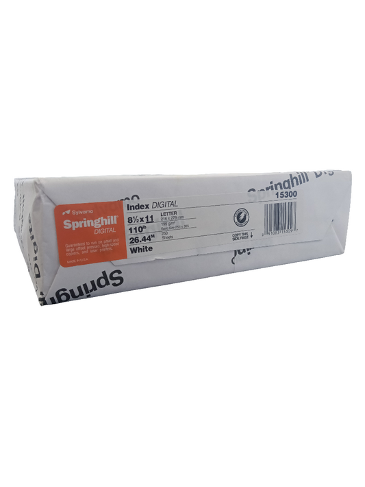 CARTULINA BLANCA CARTA 110LB