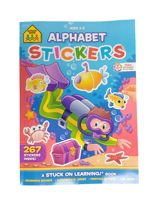 ALPHABET STICKERS WORKBOOK