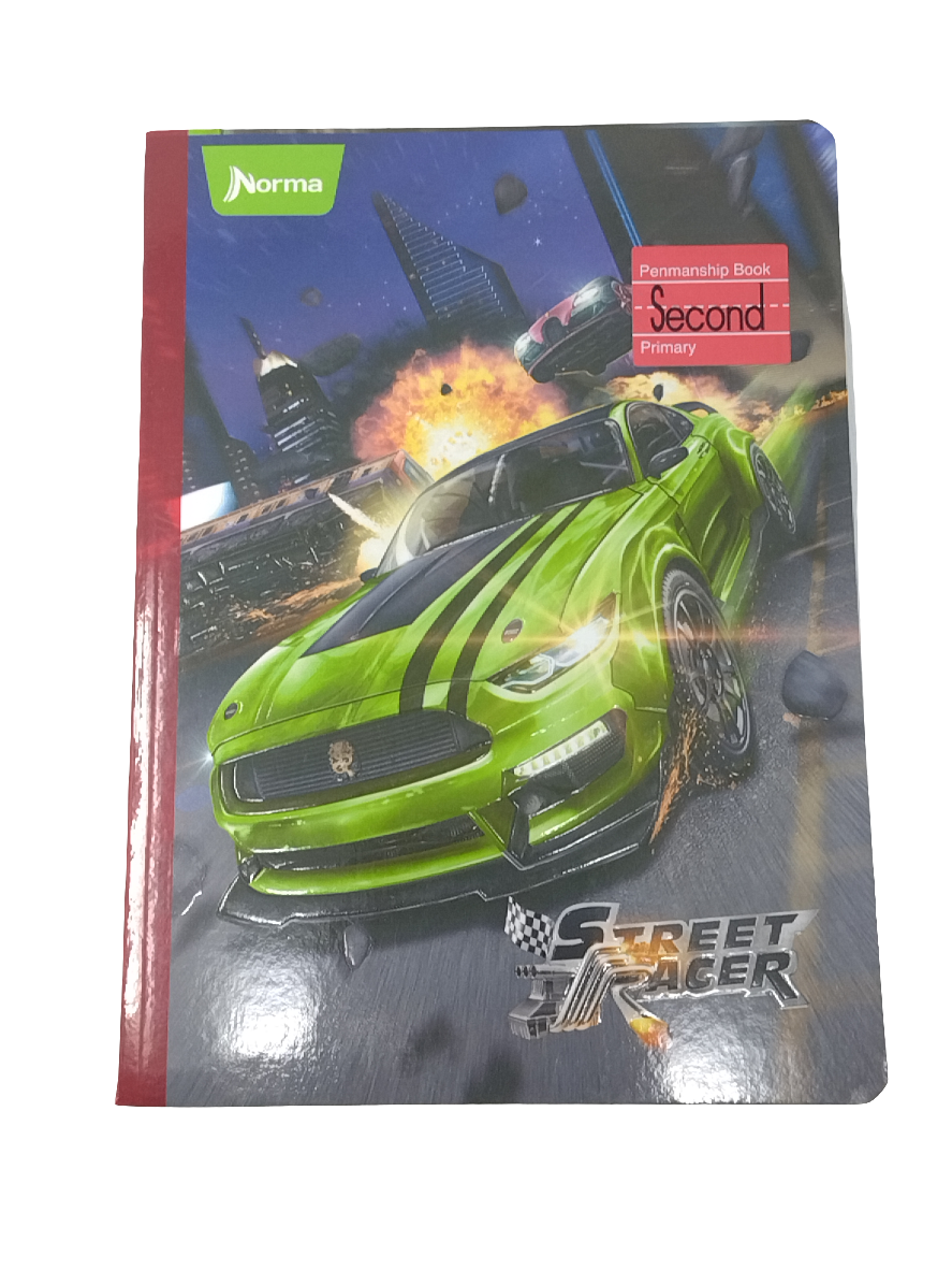 LIBRETA SECOND STREET RACER 160 PG