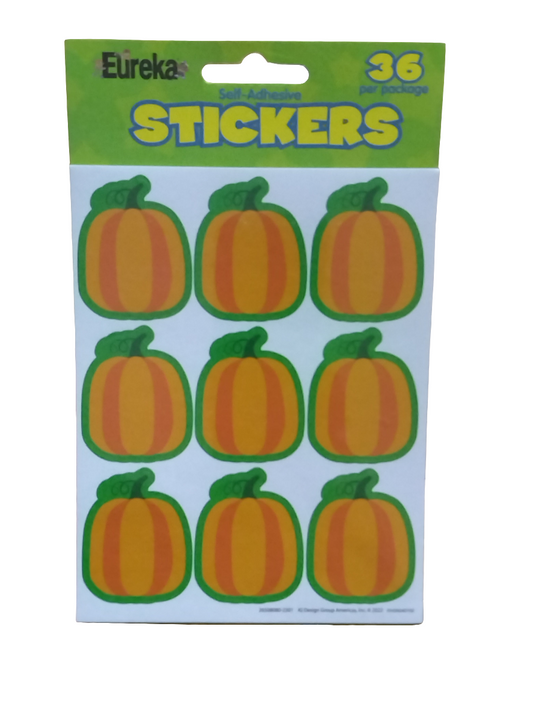 FALL PUMPKINS GIANTS STICKERS