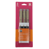 BLACK INK PIGMA MICRON SET 3PK