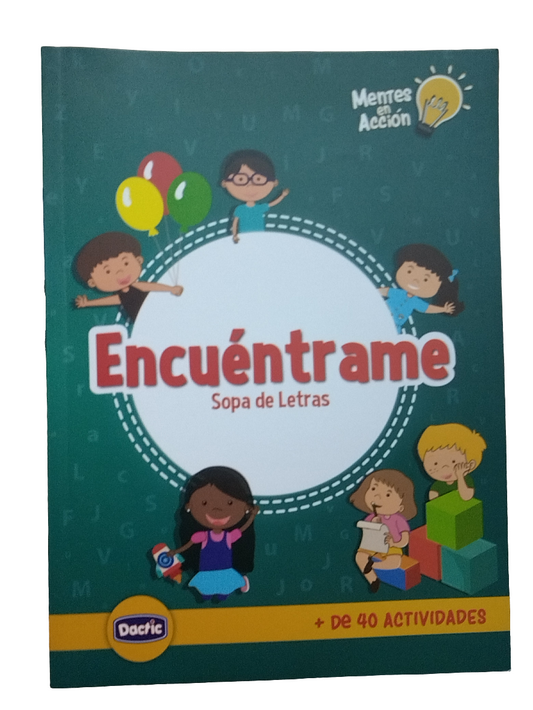 LIBRO DE APRENDIZAJE ENCUENTRAME SOPA DE LETRAS 50