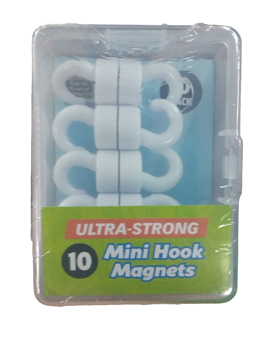 MINI HOOK MAGNETS 10PCS