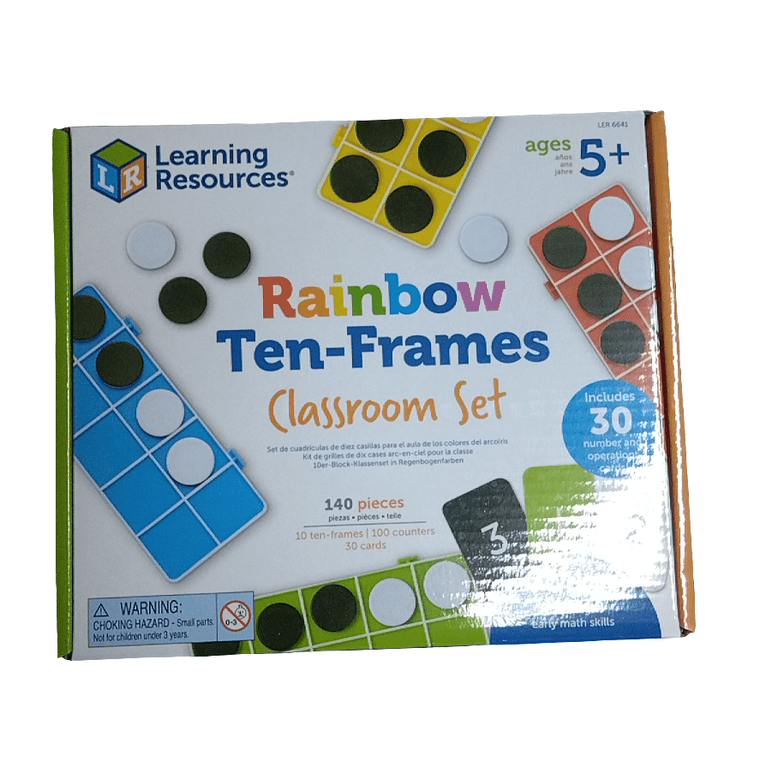RAINBOW TEN-FRAMES CLASSROOM SET
