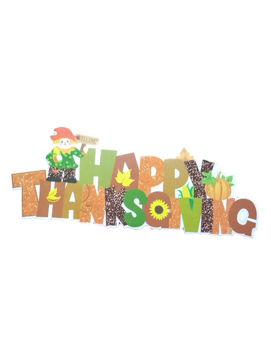 HAPPY THANKSGIVING SIGN 70CM