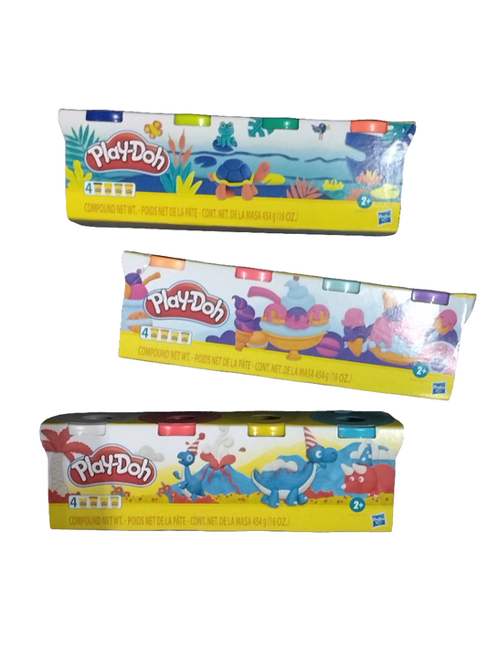 Play Doh 4 Pack 4oz Assorted Color