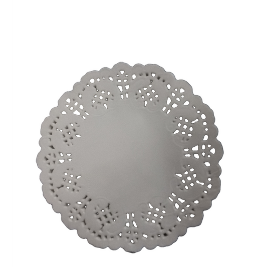 PAPER DOILIES-WHITE, 4.33IN 60CT