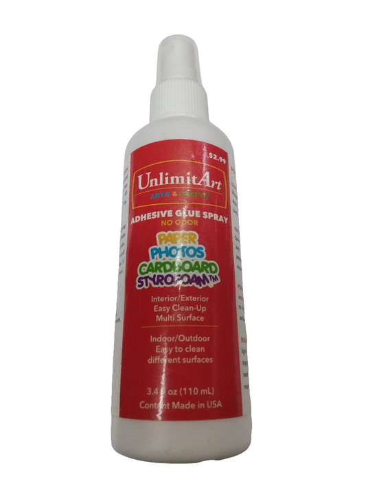 ADHESIVE GLUE SPRAY 3.4OZ