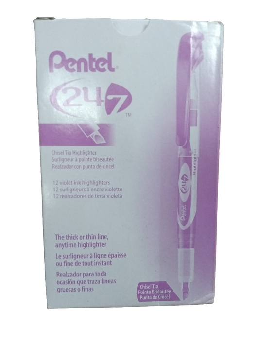 Chisel tip highlighter 247 violet