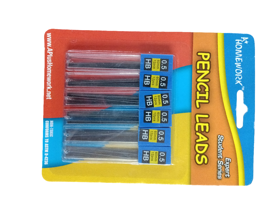 6PK PENCIL LEAD .5HB