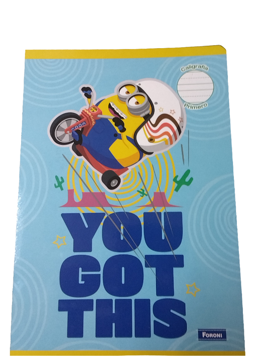 CALIGRAFIA 1º BOOK MINIONS