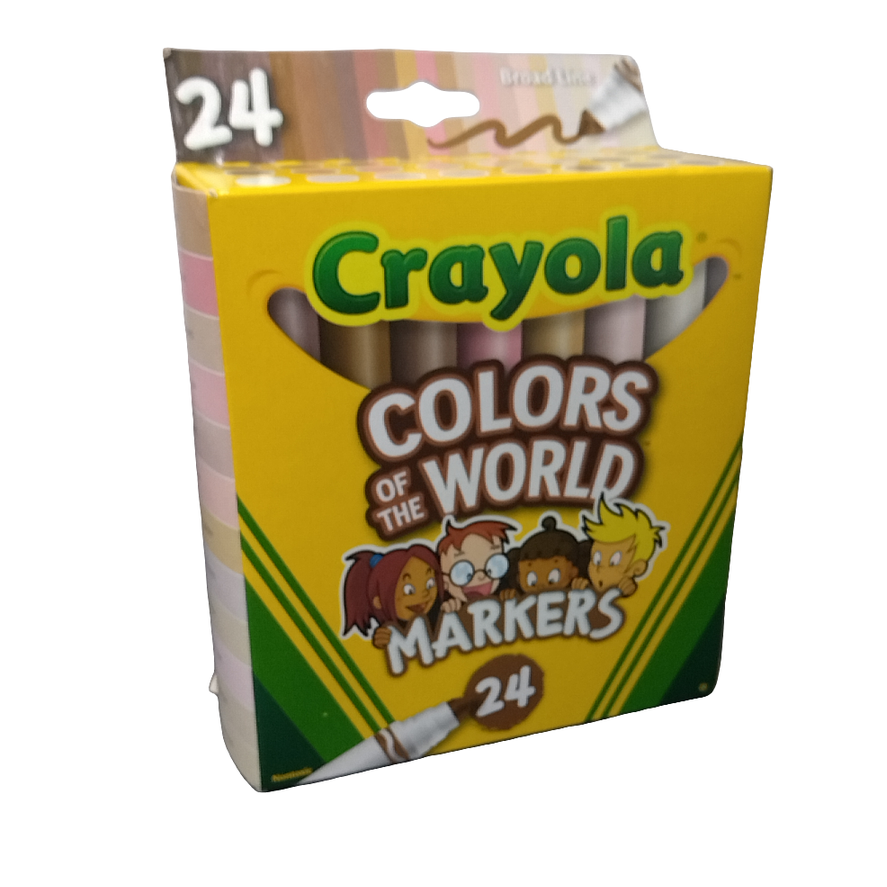 ASST COLOR MARKERS 24/PKG