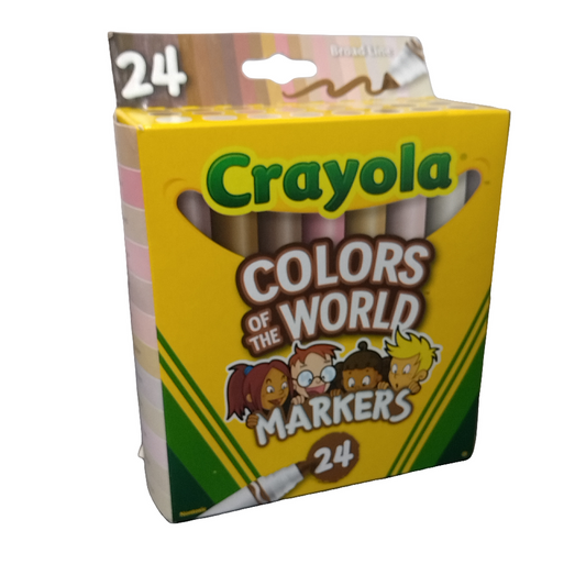 ASST COLOR MARKERS 24/PKG