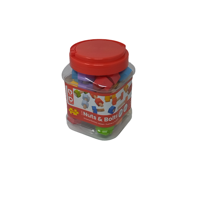 JAR OF NUTS AND BOLTS