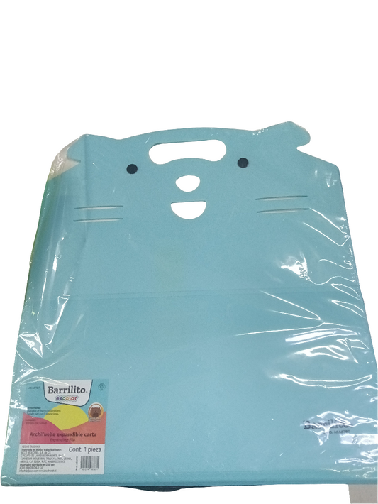 ACORDEON DE 5 DIVISIONES Y LETRAS DE ANIMALITO