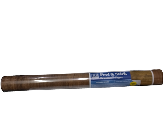 CLASSIC WOOD PEEL AND STICK DECORATIVE PAPER