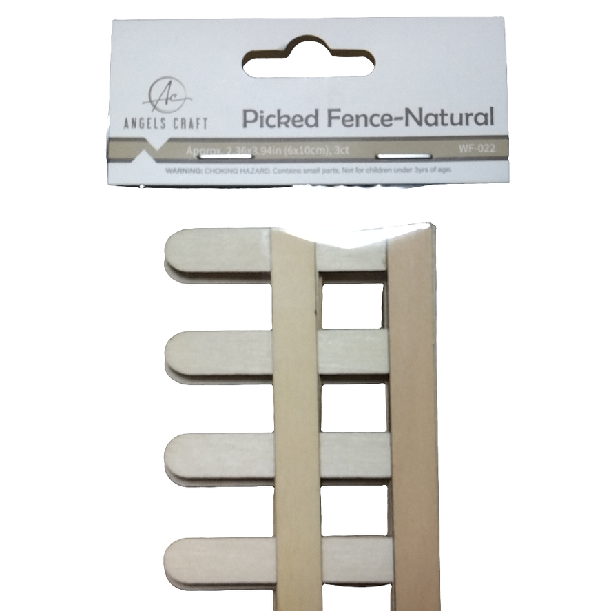 PICKED FENCE-NATURAL, APPROX 2.36X3.94IN