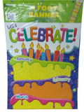 COLOR MY WORLD BIRTHDAY VERTICAL BANNER