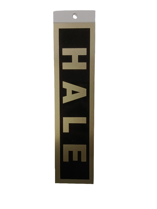 CA LETRERO "HALE" 2"X8"