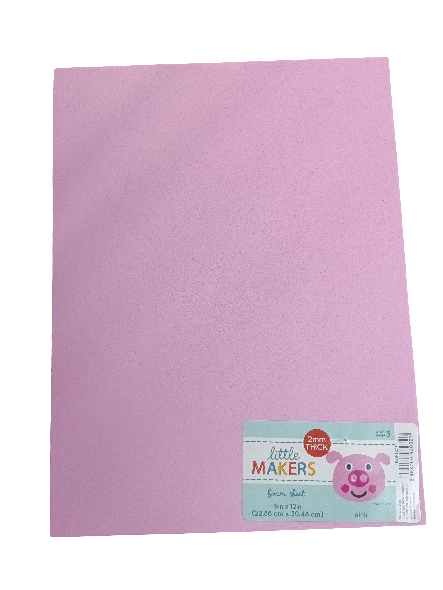Pink foam sheet