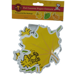 CUT-OUTS PEANUTS FALL LEAVES 36 PC