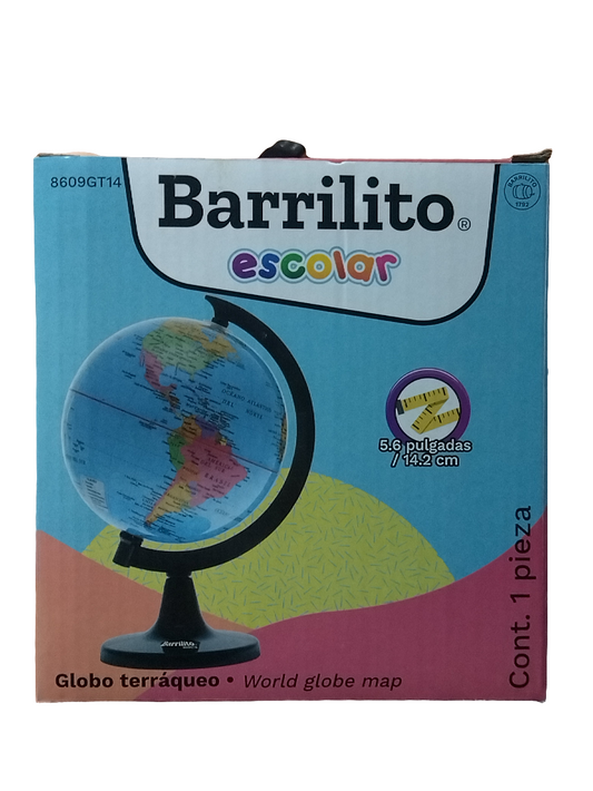 GLOBO TERRAQUEO DE 14.2CM (5.6")