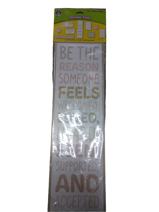 TERRAZZO TONES MINI BULLETIN BOARD 18PCS