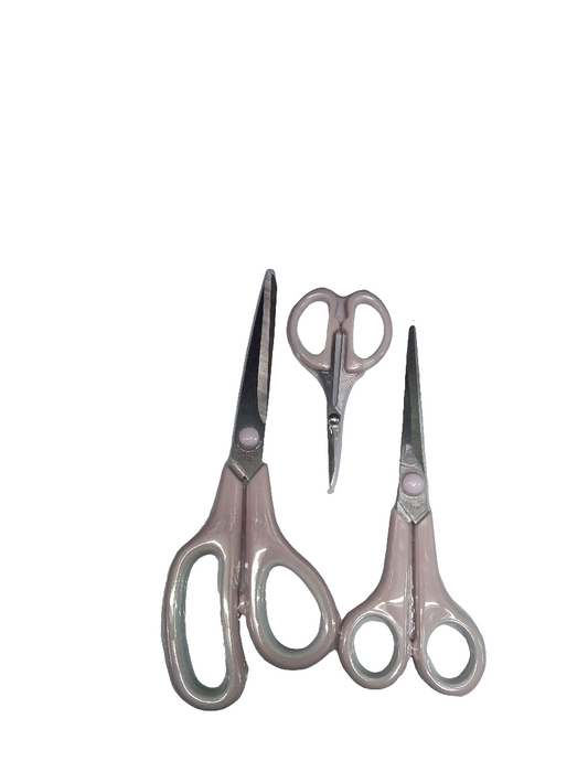 CRAFT SCISSORS PINK 3PCS
