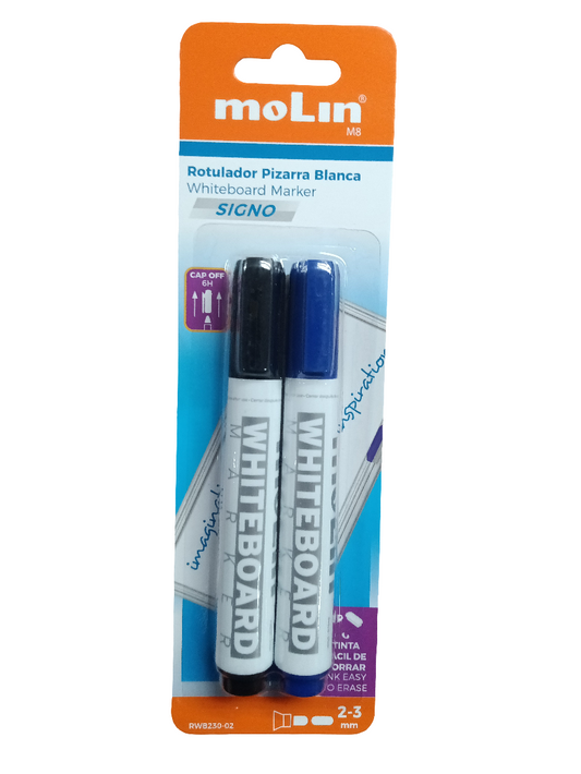 ROTULADOR PARA PIZARRA, BLISTER DE 2