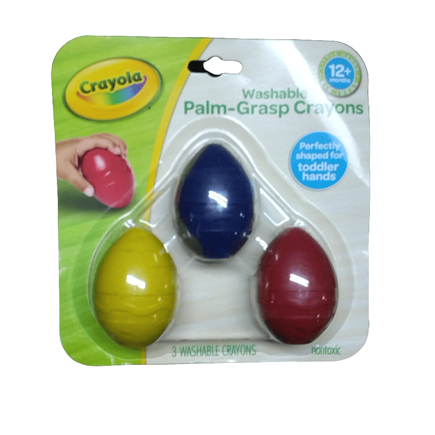 MY 1ST CRAYON WASHABLE EGG 3PK