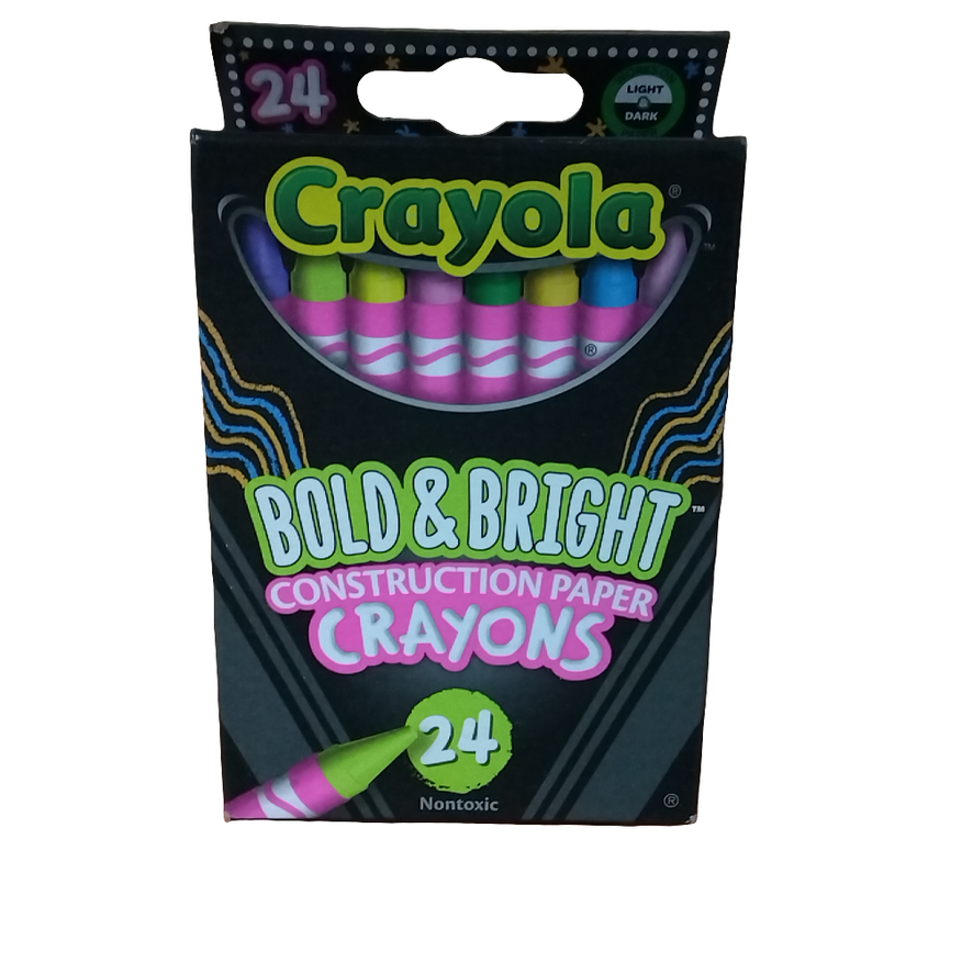 BRIGHT CONSTRUCTION CRAYONS