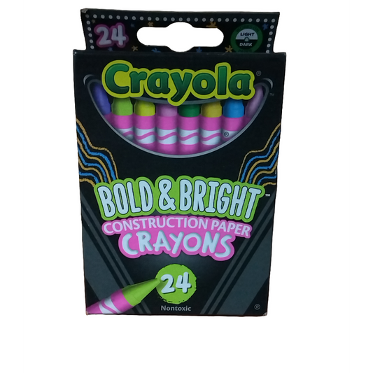 BRIGHT CONSTRUCTION CRAYONS