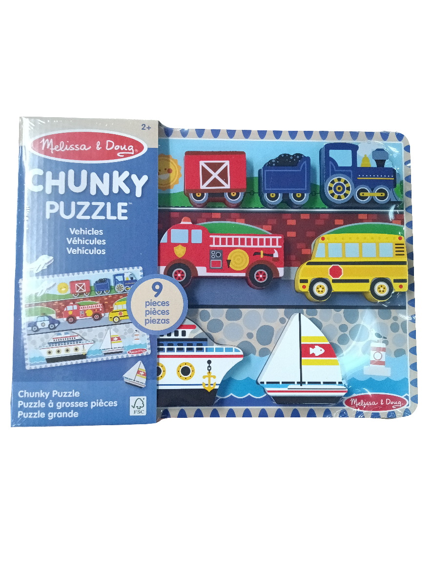 VEHICLES CHUNKY PUZZLE