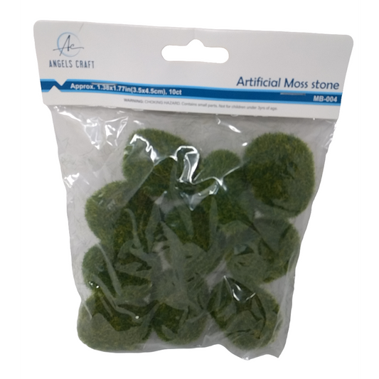 MOSS STONE, APPROX. 3.5X4.5CM 10CT