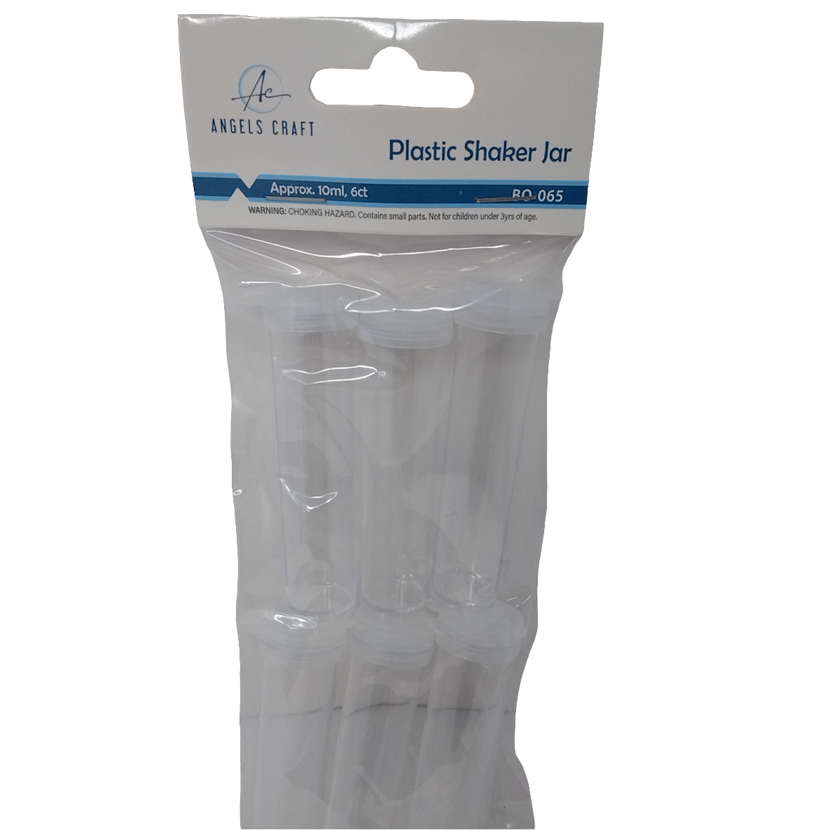 PLASTIC SHAKER WITH FLIP TAP, 10ML 6CT