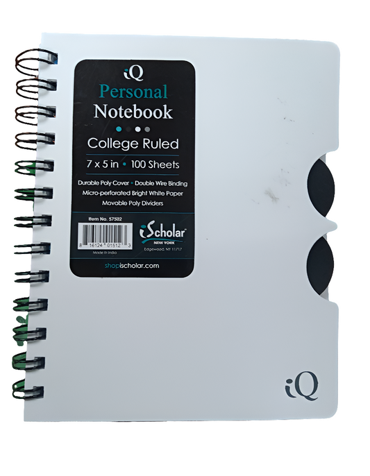 SP LIBRETA ESPIRAL IQ 7X5 100-PG #57502