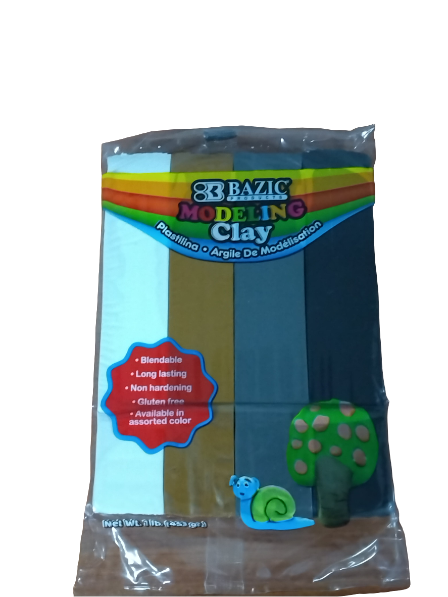1LB 4NATURAL COLOR MODELING CLAY