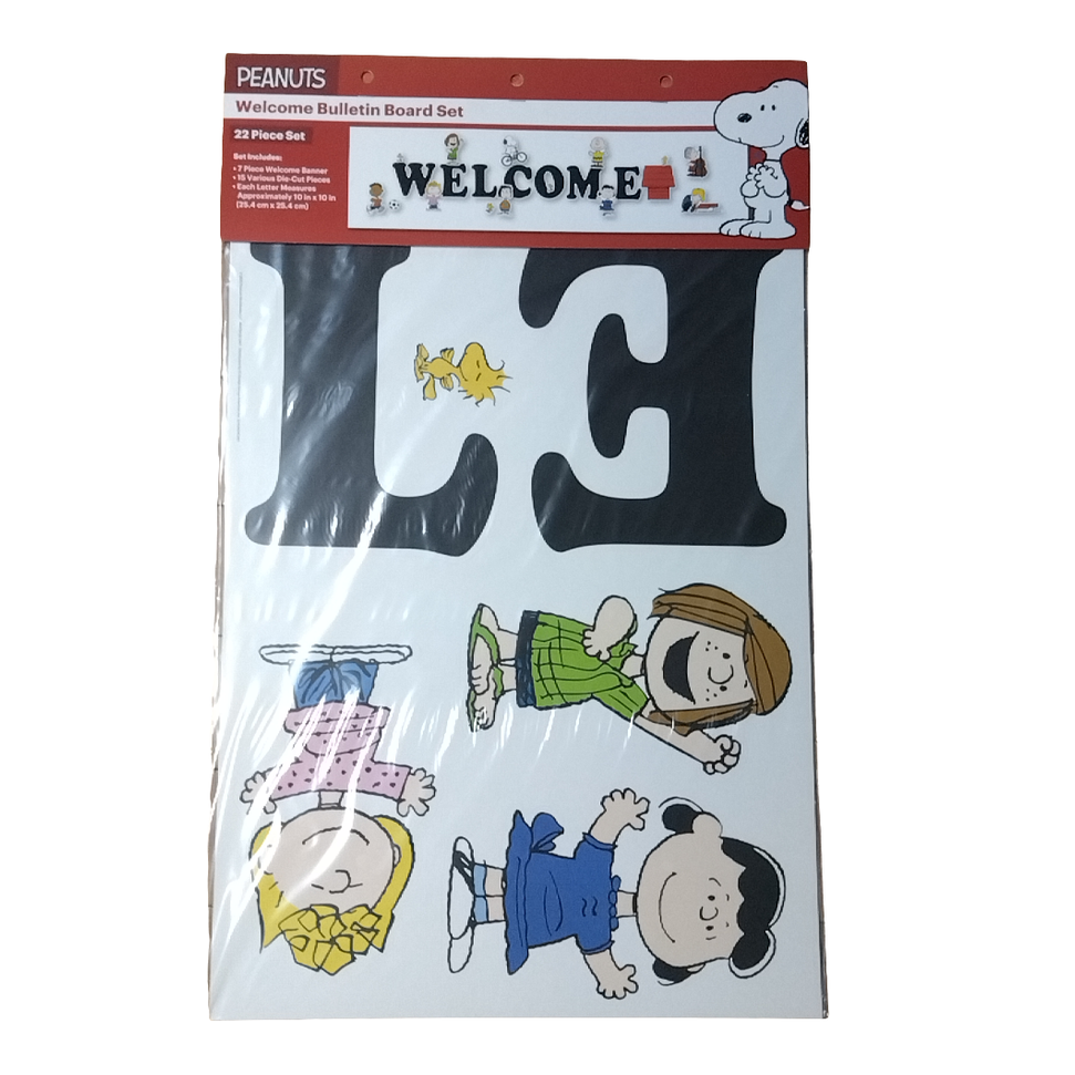 PEANUTS® GIANT WELCOME BULLETIN BOARD SET