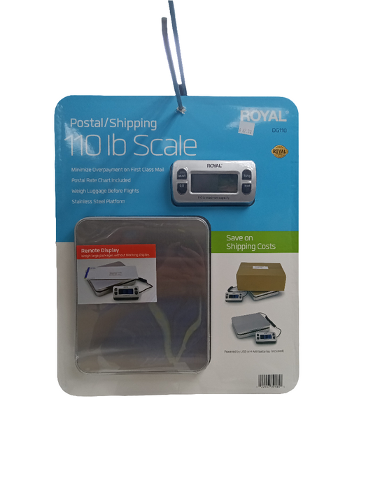 ROYAL CONSUMER DG ELECTRONIC SHIPPING SCALE 110LB