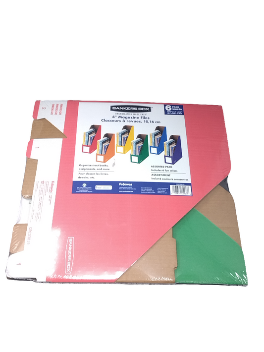 CLASSROOM MAGAZINE FILE ORGANIZERS 4" ASST